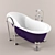 Relaxation Oasis: Luxurious Bathtub 3D model small image 1