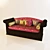 Comfort Plus Sofa 3D model small image 1