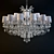 Masiero Ottocento 990 Chandelier 3D model small image 1