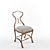 Classic Bentwood Chair with Soft Seat 3D model small image 1