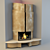 Corner Flame: Beautiful and Cozy 3D model small image 1