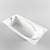 Luxury Acrylic Baths 3D model small image 1