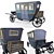 Regal Carriage: Exquisite Model with Textures 3D model small image 1