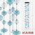 Kare Bubbles Blue Pendant Light 3D model small image 1