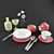 Elegant Kitchenware Set 3D model small image 1