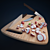 Radish Slicer: Knife and Cutting Board 3D model small image 1