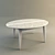 Patterned Small Dining Table 3D model small image 1