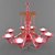 Classic Style Modern Interior Chandelier 3D model small image 1