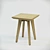 Minimalist Square Side Table 3D model small image 1