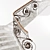 Title: Marble Staircase with Wrought Iron Railing 3D model small image 1