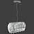 Eglo Drifter 8-Light Crystal Chandelier 3D model small image 1