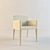 Elegant Cloe Chair 3D model small image 1