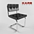 KARE Expo Black: Ergonomic Balance Chair 3D model small image 1