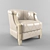 Luxury Turri T487P Chair 3D model small image 1