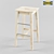 IKEA Bosse: Birch Wood Tall Stool 3D model small image 1