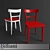 Stylish Billiani Cafe Chair 3D model small image 1