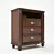 Sleek 3-Drawer TV Stand 3D model small image 1