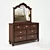 Elegant Farrington Dresser Set 3D model small image 1