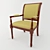 Elegant Armchair: Scappini & C / Capotavola 3D model small image 1