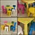 Ikea MAMMUT: Stylish Chair, Stool & Table Set 3D model small image 1