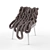 Claire-Anne O'Brien's Knitted Wool Chair 3D model small image 1