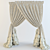 Elegant Carmen Curtain 3D model small image 1