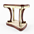 Elegant Riva Coffee Table 3D model small image 1