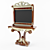 Elegant Console with Mirror 3D model small image 1