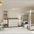 Dreamy Slumber: Bonne Nuit Furniture Set 3D model small image 1