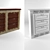 Elegant 6-Drawer Chest 3D model small image 1