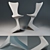 Modern Sculptural Chair by Brast/Nitro 3D model small image 1