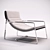 Modern Minotti Hopper Chair: Sleek Design & Superior Comfort 3D model small image 1