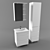 Akvanet Laconica 65 - Elegant Bathroom Furniture Set 3D model small image 1