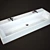 Elegant V&B Memento Sink 3D model small image 1