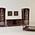 Italian Luxury: BLU DIAMOND Living Room 3D model small image 1