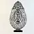 Elegance Collection Glass Egg 3D model small image 1