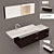 JD Stillness Bathroom Furniture 3D model small image 1