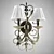 Vintage Brass Wall Candelabra 3D model small image 1