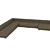 Sleek Modular Sofa: Baxter/Rafael 3D model small image 1