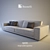 Luxury Egoiste Sofa by Busnelli 3D model small image 1