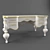 Golden Touch Art Deco Writing Desk 3D model small image 1