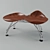 JORDI MILA Mountain Diva Bench: Stylish Seating with a Touch of Elegance 3D model small image 1