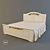 Beige Florian Bed - Miassmobili 3D model small image 1