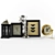 Elegant Home Decor Set 3D model small image 1