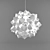 Minimalist NaCl Pendant Light 3D model small image 1