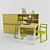 Italian Children's Furniture 3D model small image 1