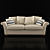 Tuuli 3-Seater Sofa: Mid-Century Scandinavian Elegance 3D model small image 1