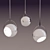 Beluga White Pendant Light | Fabbian 3D model small image 1