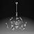 'WOFI Sevilla' Contemporary German Chandelier 3D model small image 1