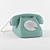 Retro Telephone 3D model small image 1